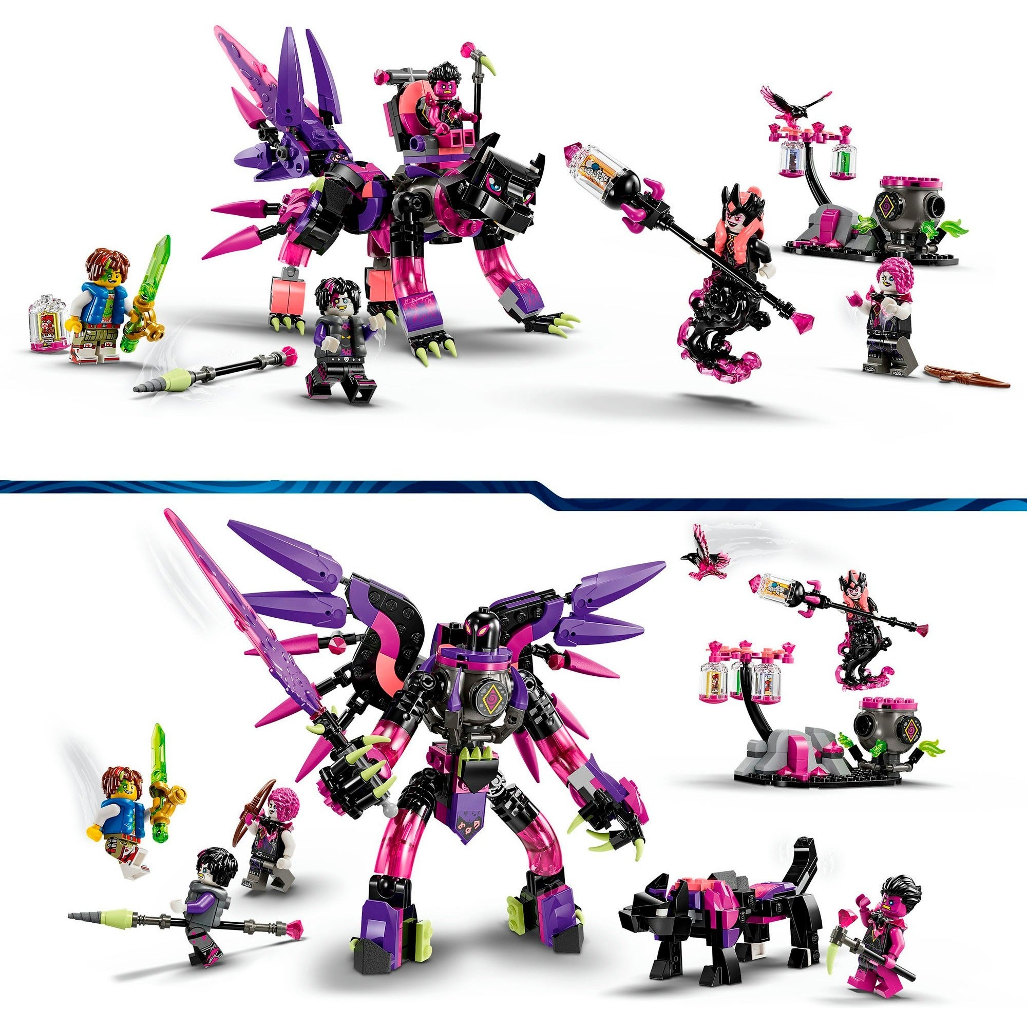 Lego dreamzzz - de nachtmerriewezens van de neder heks constructiespeelgoed (71483)