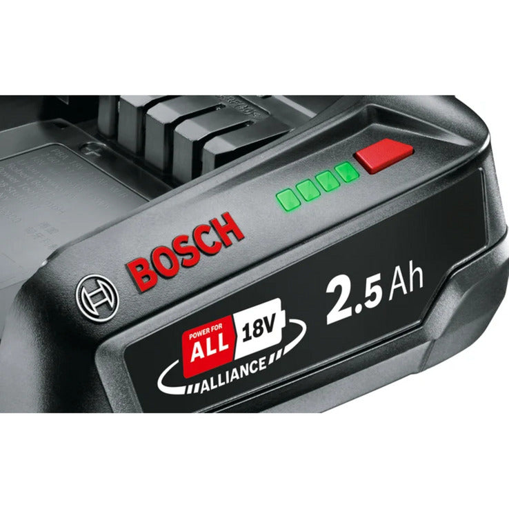 Gardena batterij pba 18v 2.5ah soc p4a oplaadbare batterij (zwart, ingebouwde led-laadstatusindicator)
