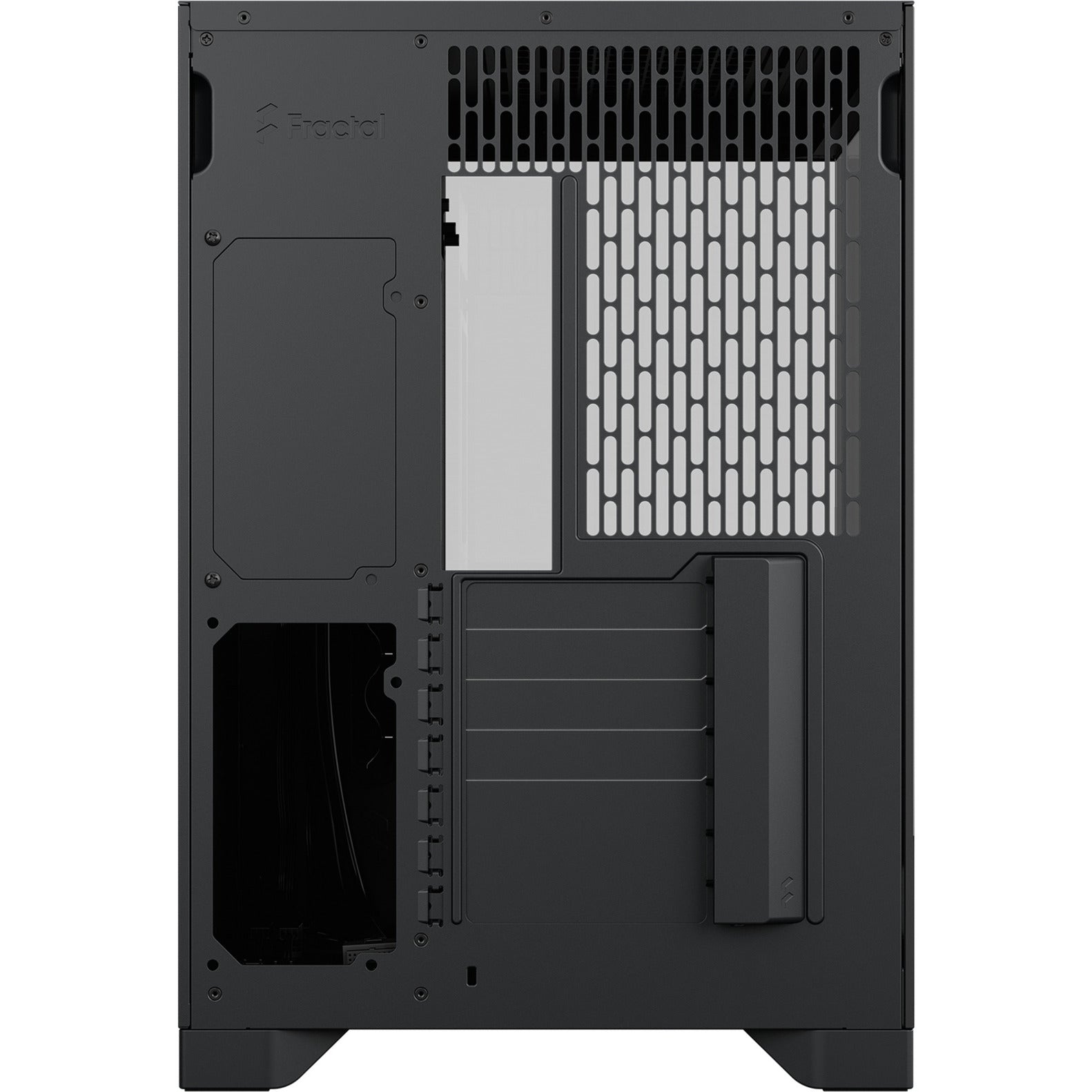 Fractal design pop 2 vision midi tower behuizing (zwart | 1x usb-a | 1x usb-c | tempered glass)