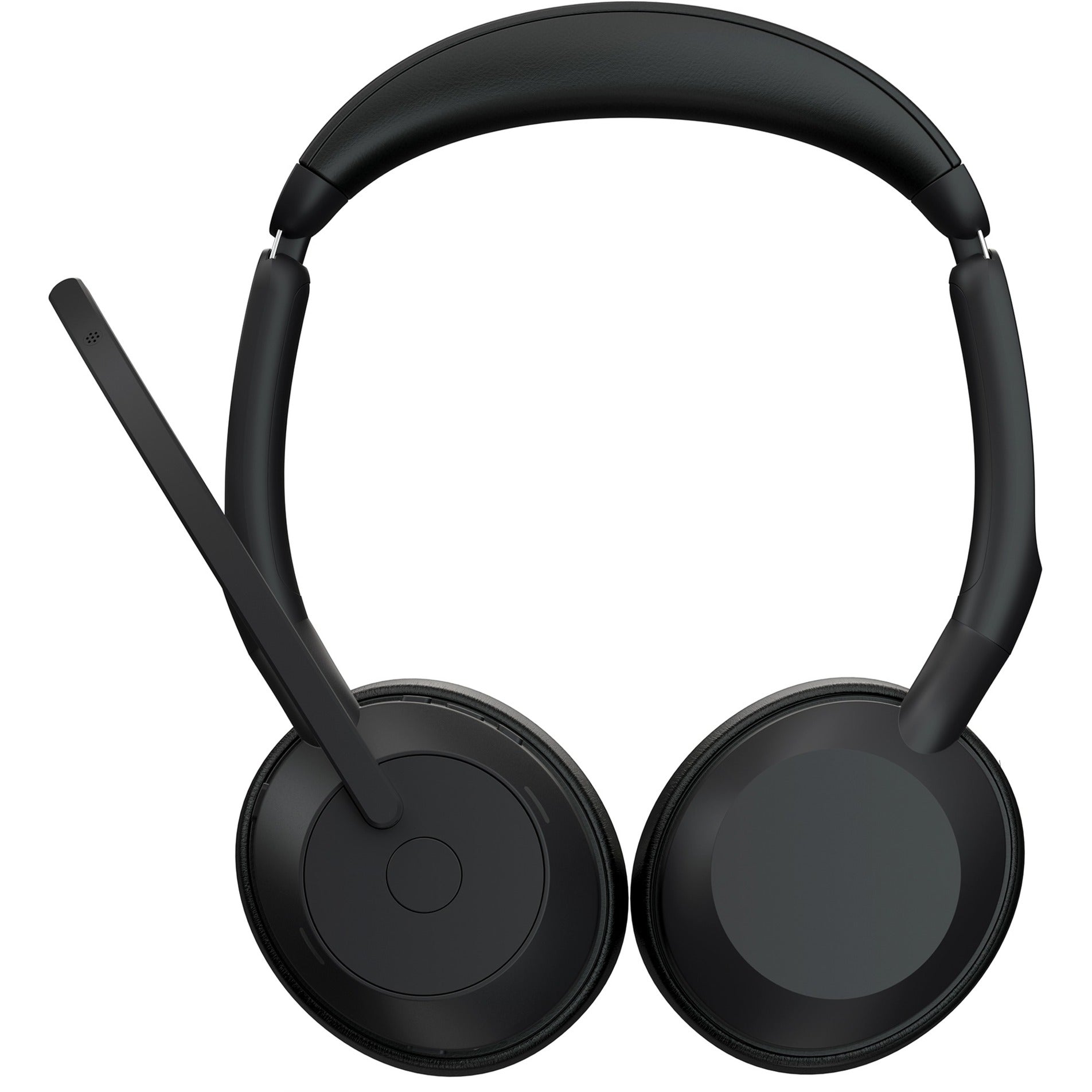Jabra evolve2 55, uc on-ear headset (zwart, stereo, usb-a, link380a, gecertificeerd voor google meet en zoom)