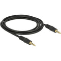 Delock 3,5 mm male > 3.5 mm male kabel (zwart, 2 meter)