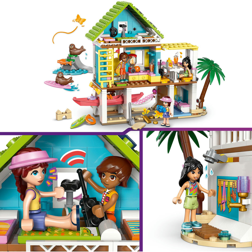 Lego friends - strandhuis met zeehonden constructiespeelgoed (42699)