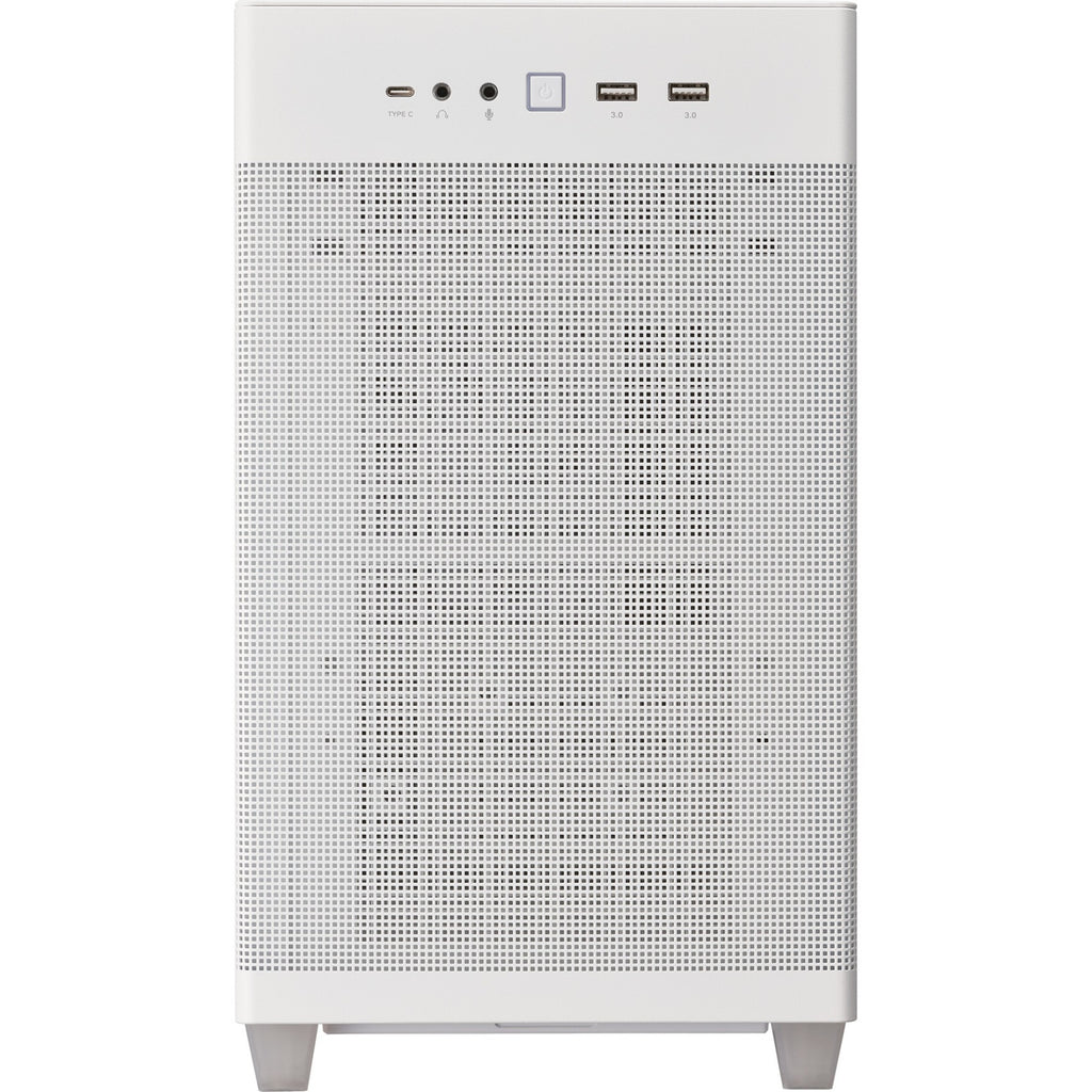 Asus prime ap201 mini tower behuizing (wit | 2x usb-a | 1x usb-c)