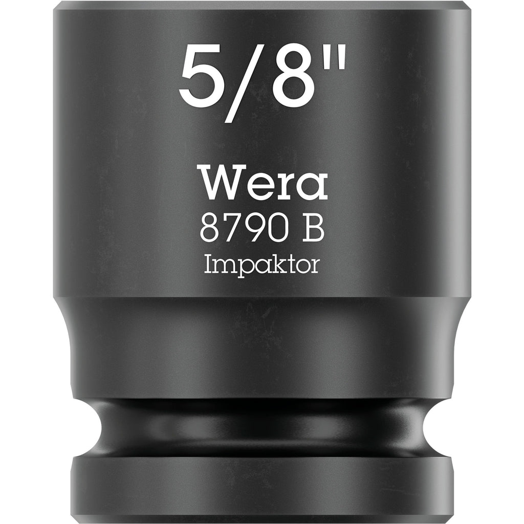 Wera 9608 dop-magneetstrip b impaktor imperial 1 dopsleutel (zwart groen, 9‑delig)