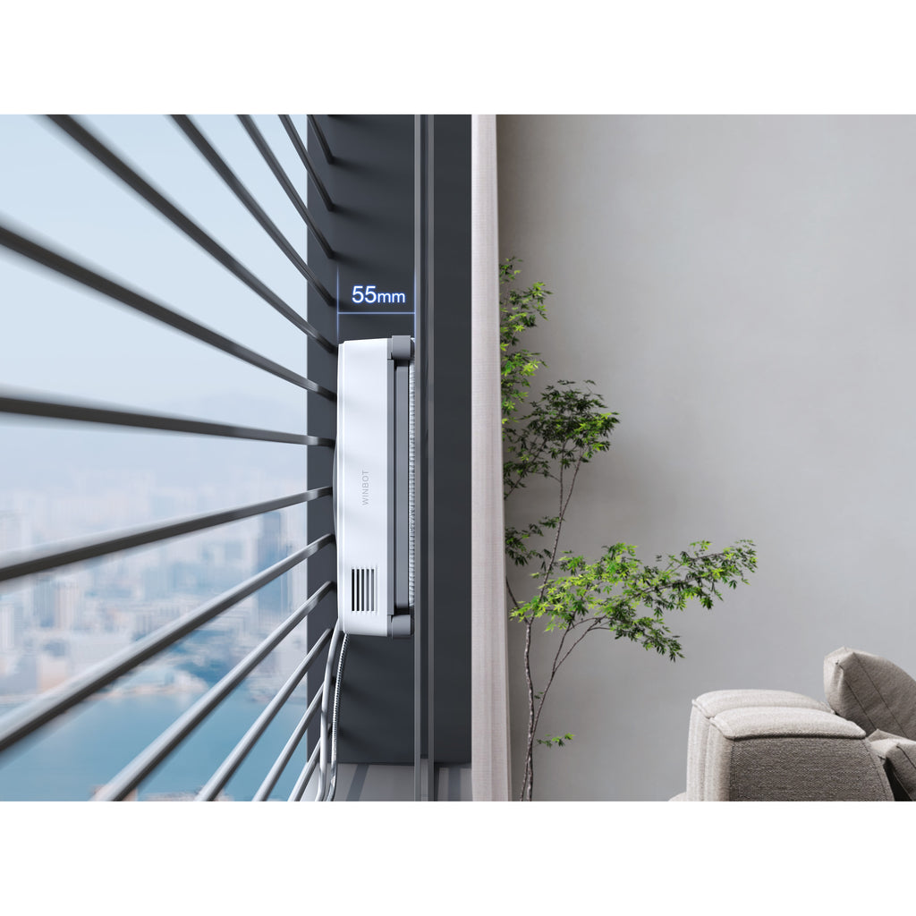 Ecovacs winbot mini raamreiniger (grijs, 3200pa)