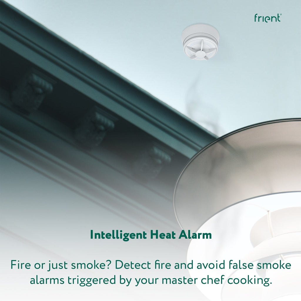 Frient intelligent heat alarm melder (wit, zigbee 3.0)