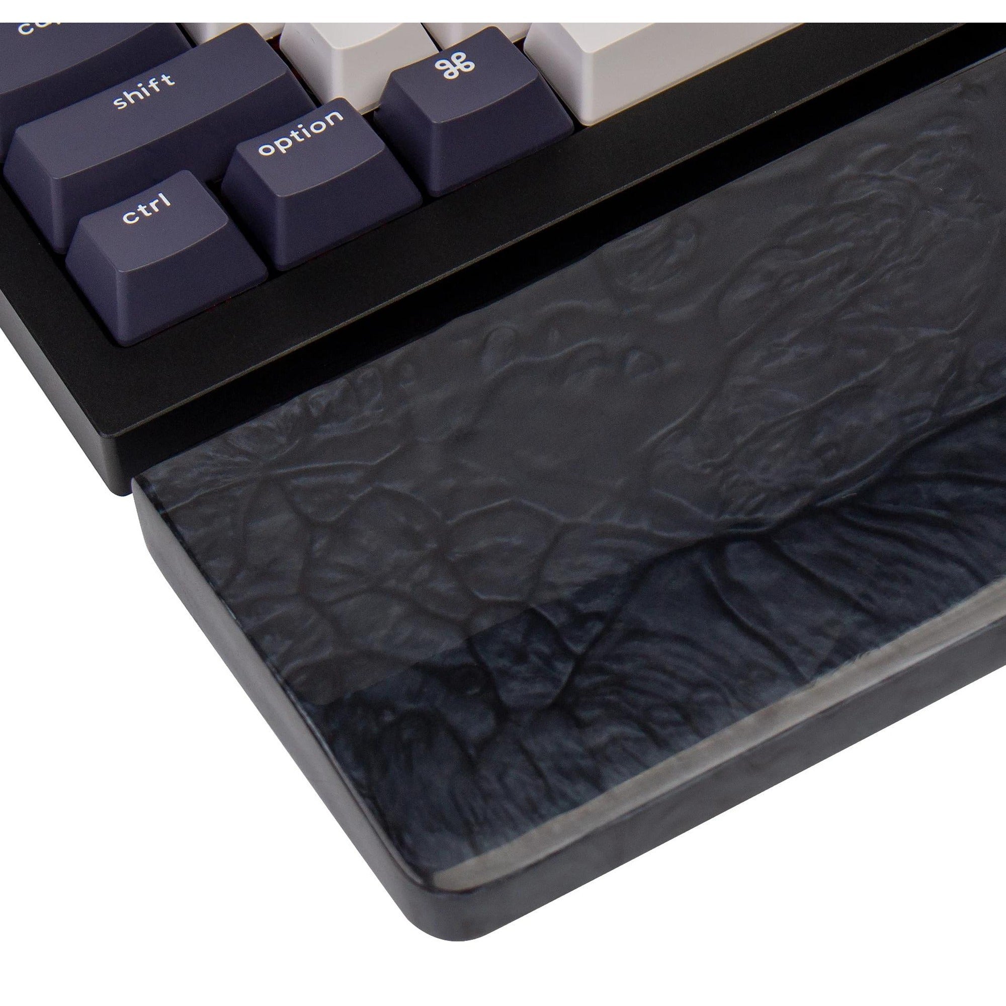 Keychron k4 resin palm rest polssteun (zwart, 96%)