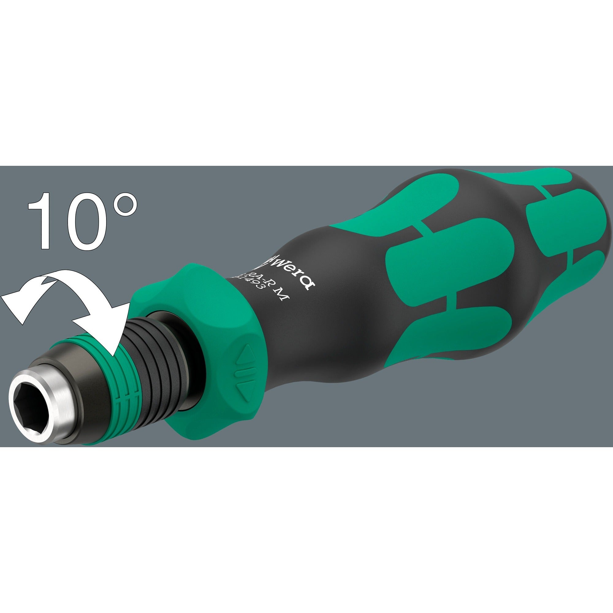 Wera kraftform kompakt 838 ra-r m imperial set 1 bitset (zwart groen, 15‑delig)