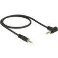 Delock 3,5 mm male > 3.5 mm male kabel (zwart, 1 meter)