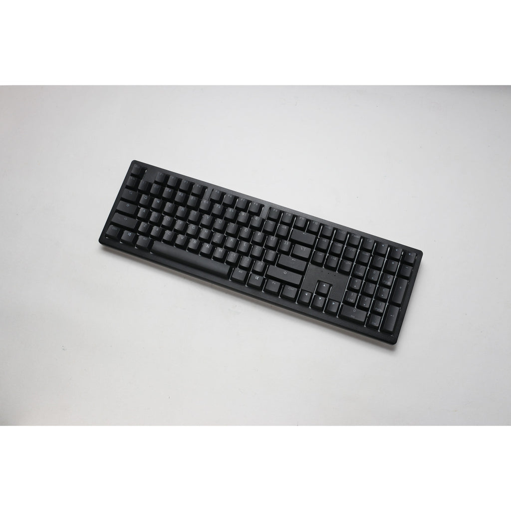 Ducky zero 6108 classic black, gaming toetsenbord (zwart wit, us lay-out, cherry mx2a red, rgb leds, double-shot pbt, hot swap, 2.4ghz | bluetooth | usb-c)