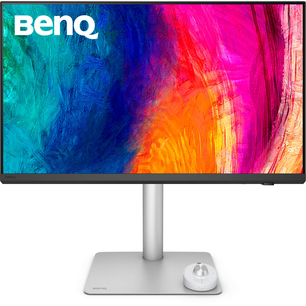 Benq pd2730s 27 5k ultra hd monitor (wit zilver, 1x displayport, 1x hdmi, 2x usb-c, 3x usb-a, 2x thunderbolt)