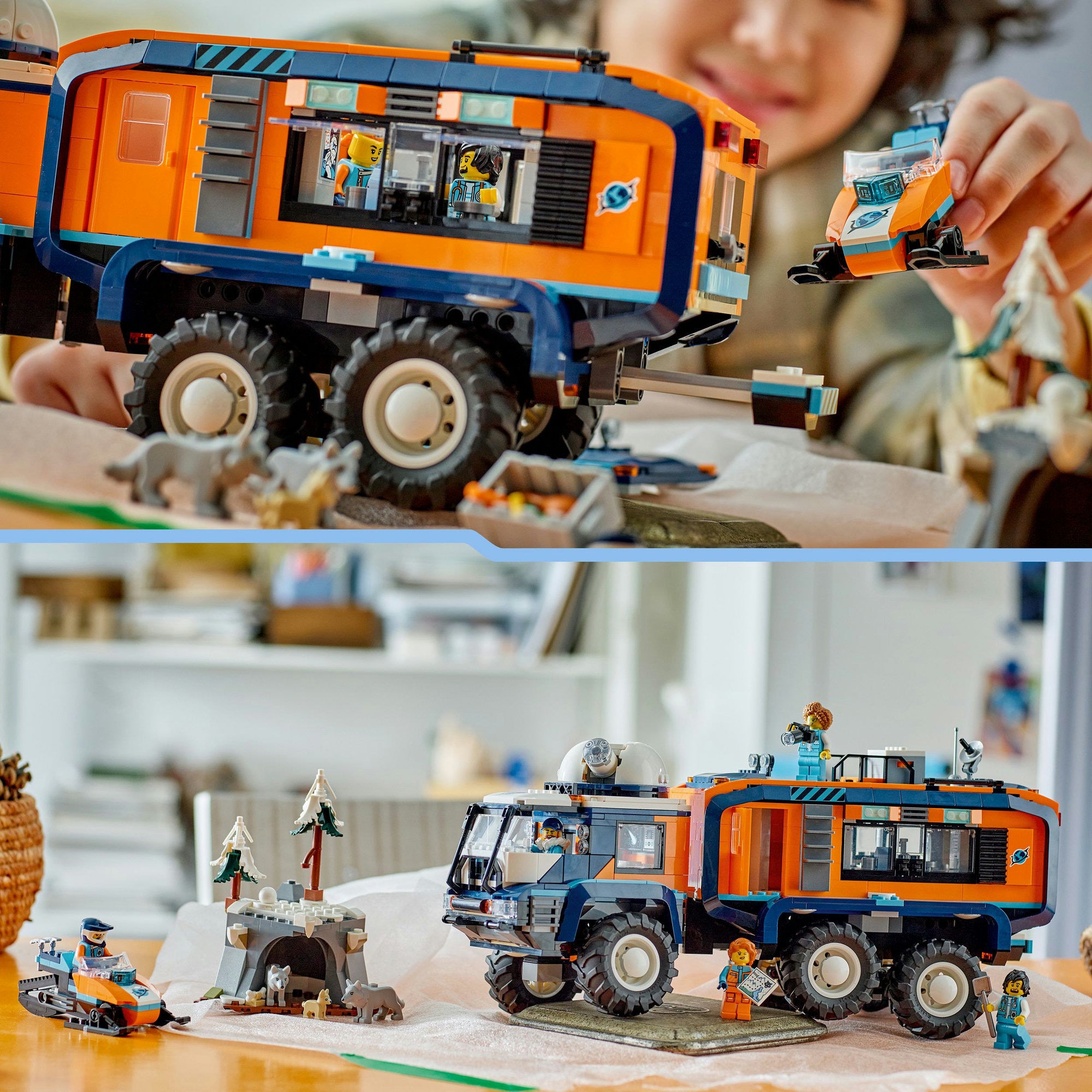Lego city 60471 laboratoriumtruck op de noordpool
