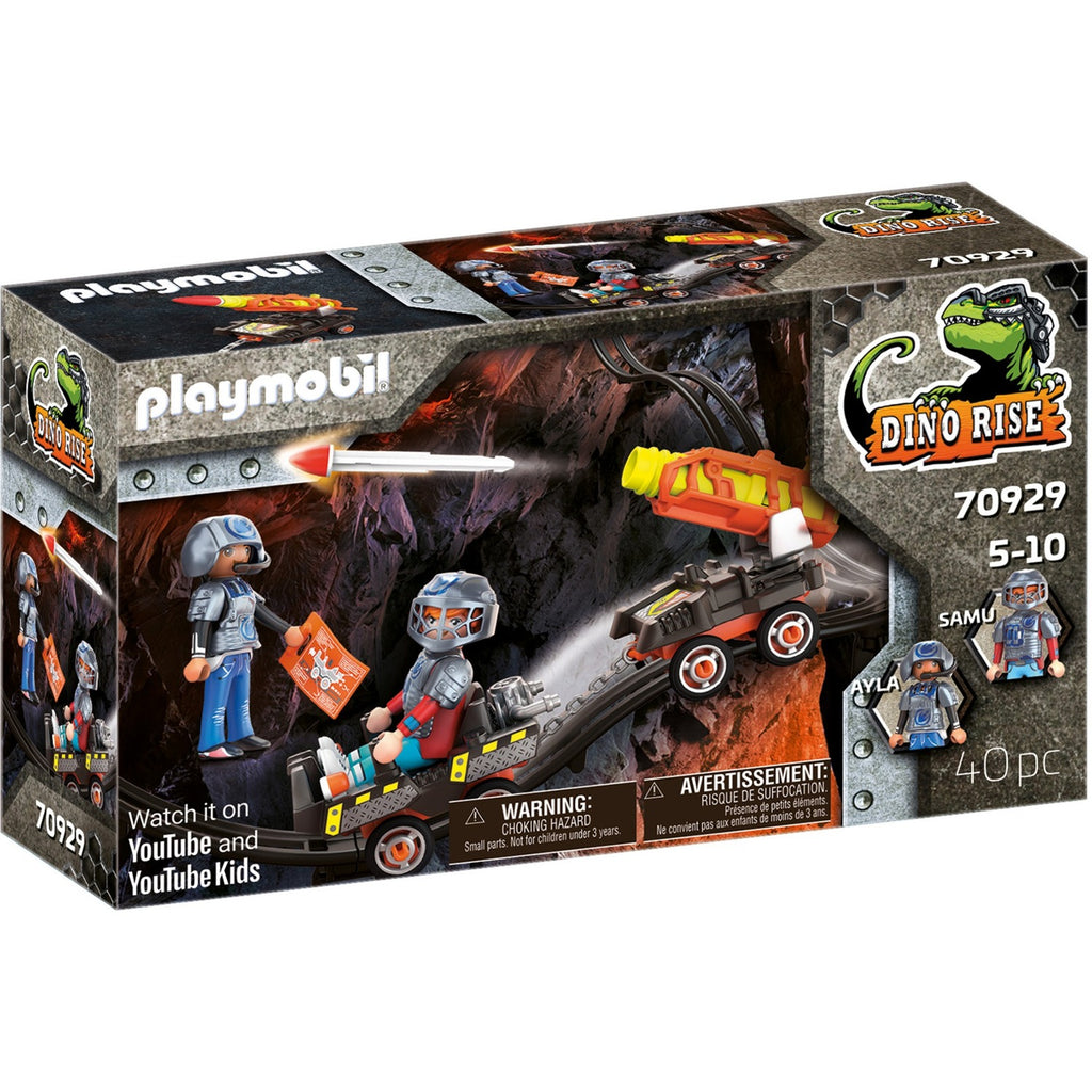 Playmobil dino rise dino mine raket kart - 70929