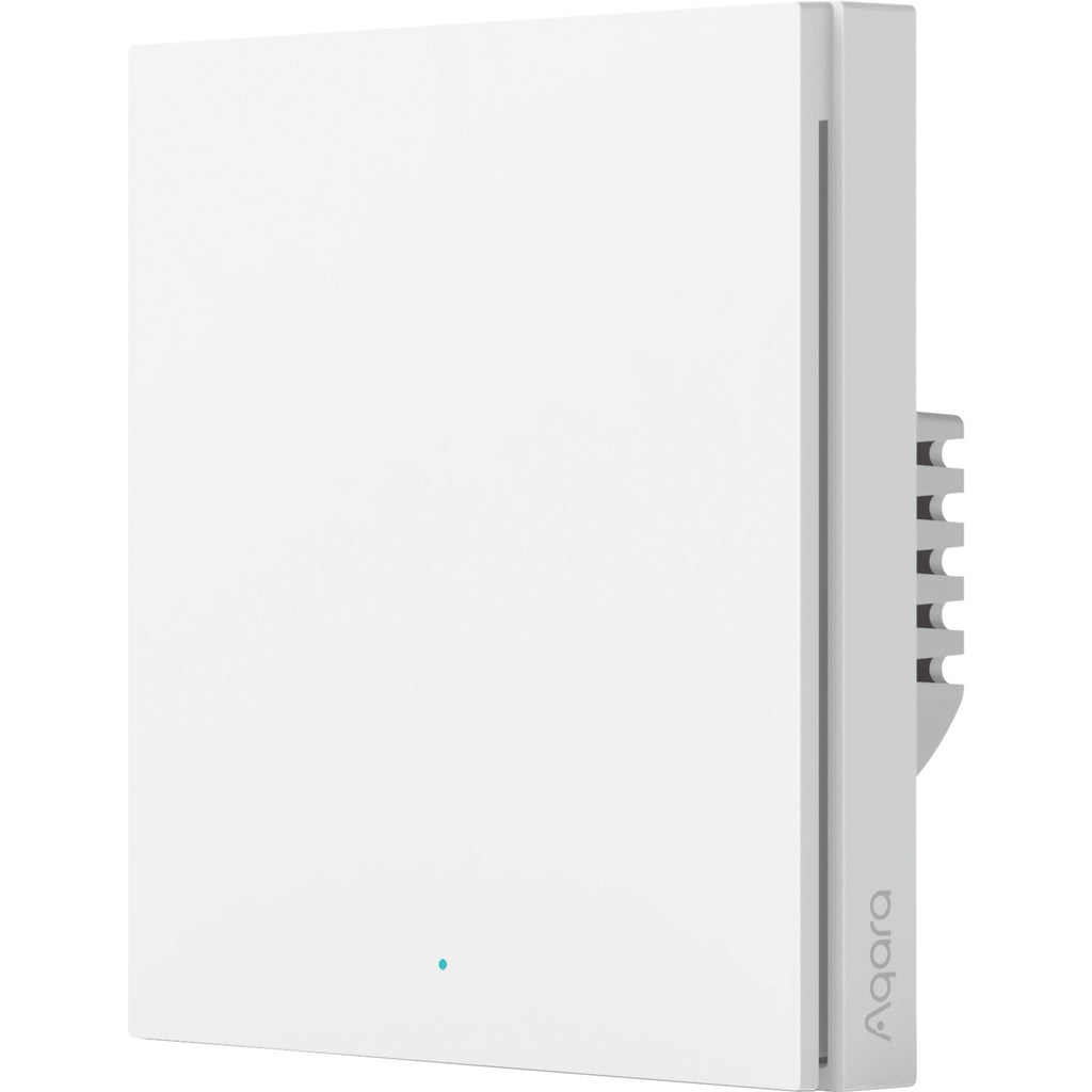 Aqara smart wall switch h1 (with neutral, single rocker) - zigbee 3.0 - enkele schakelaar - één knop - met nuldraad