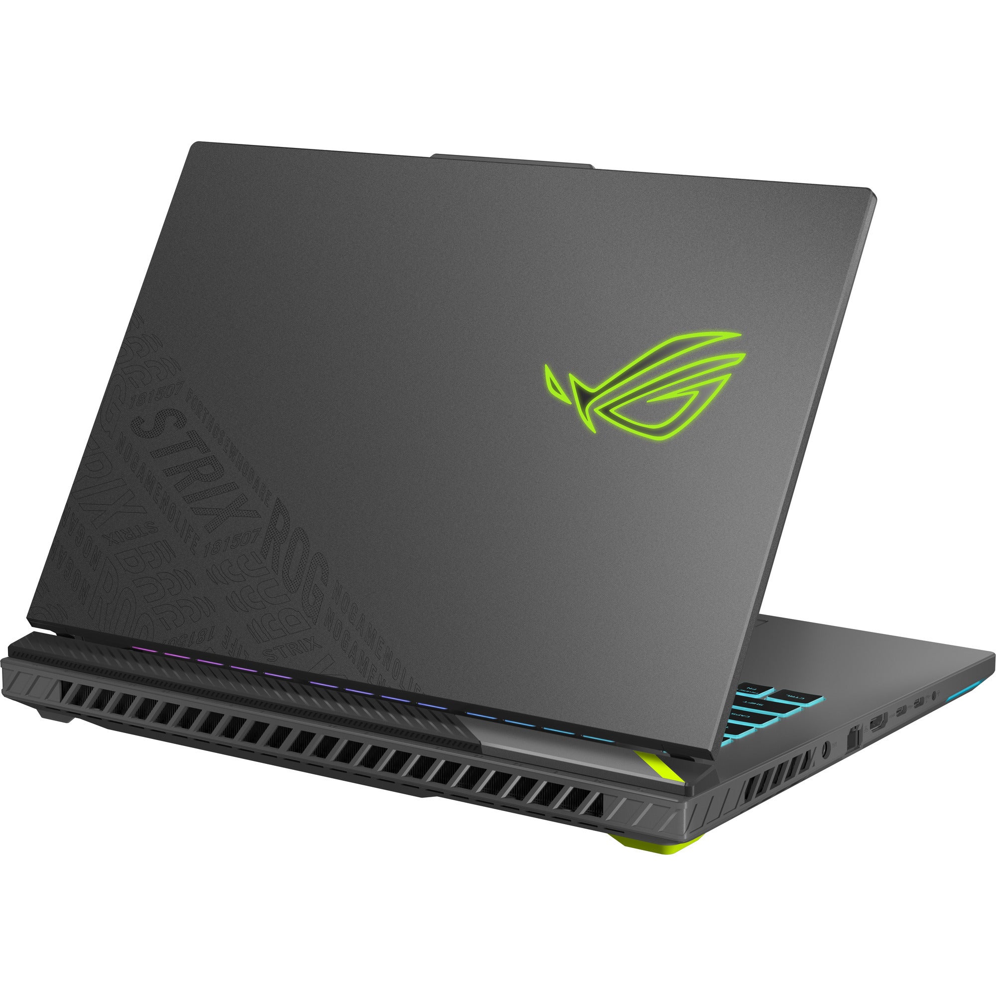 Asus rog strix g16 g614fr-s5252w 16 gaming laptop (grijs groen | r9 9955hx | rtx 5070 ti | 16 gb | 1 tb ssd)