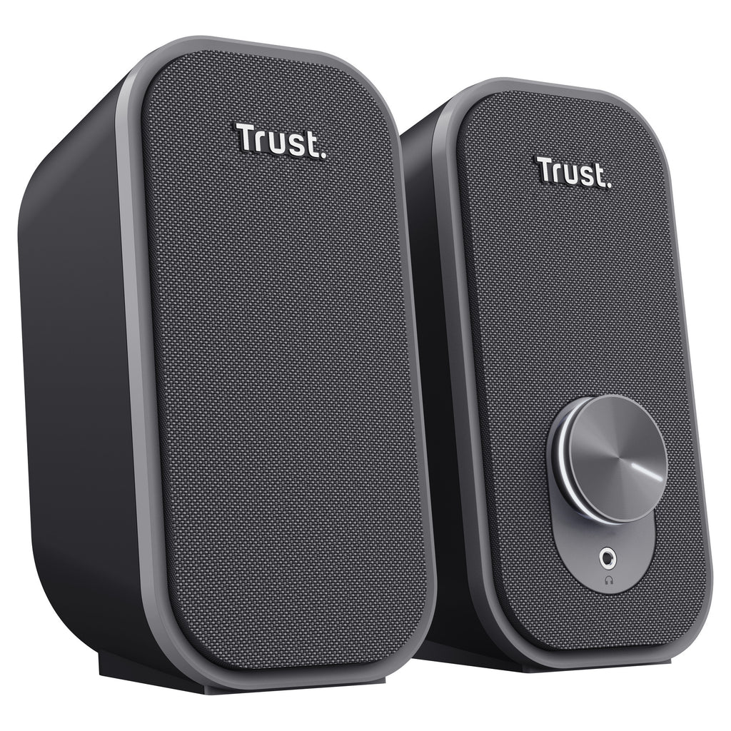 Trust ador 2.0-luidsprekerset pc-luidspreker (zwart grijs)