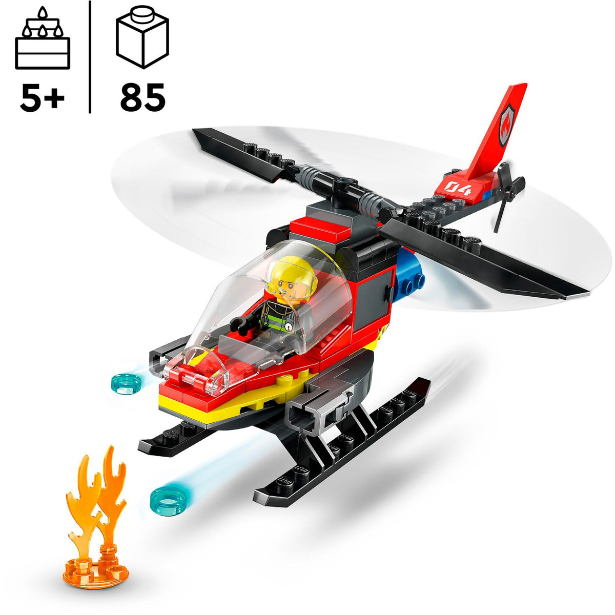 Lego city 60411 brandweerhelikopter
