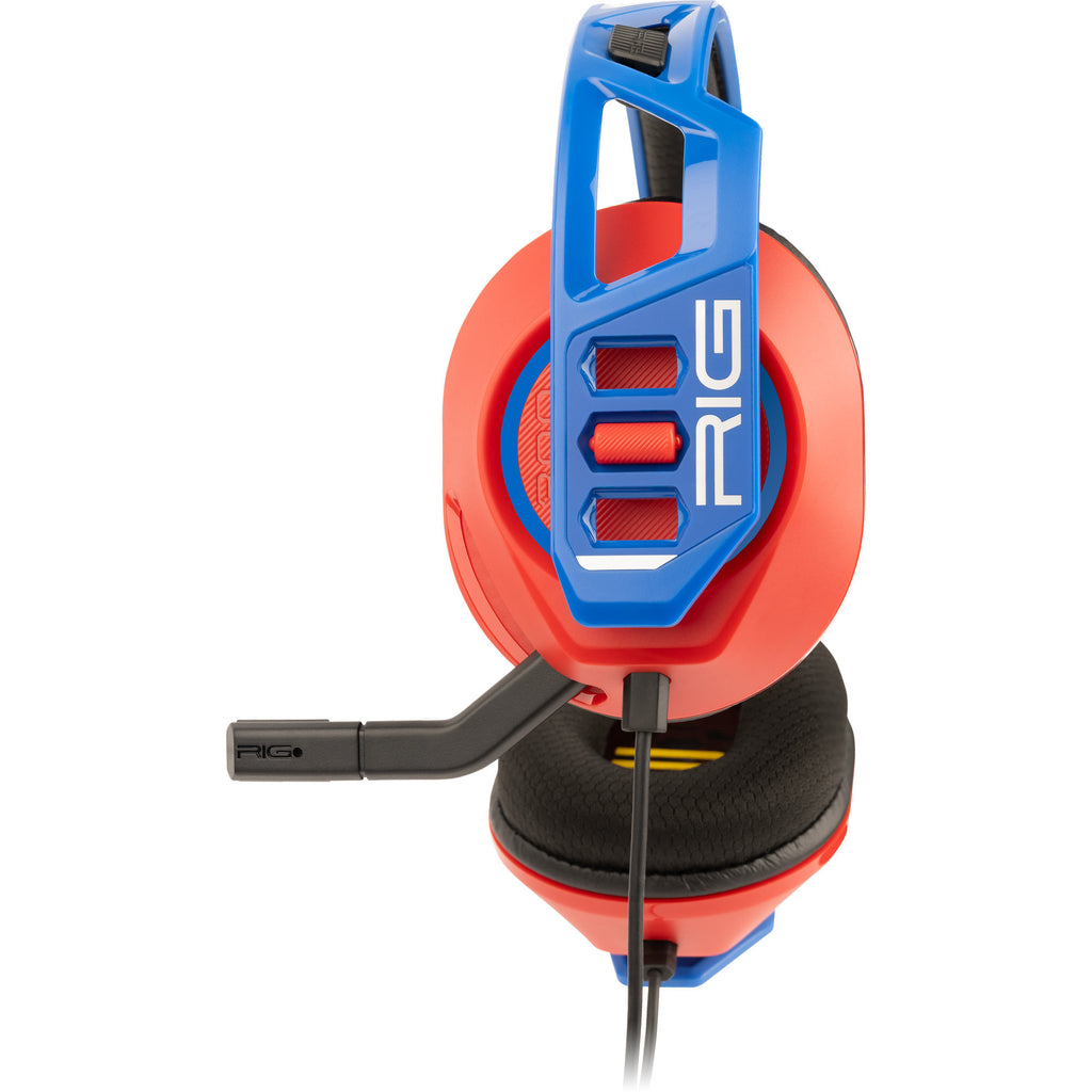 Nacon rig 300 pro hn over-ear gaming headset (rood blauw, nintendo switch, nintendo switch 2, playstation 5, playstation 4, xbox, windows)