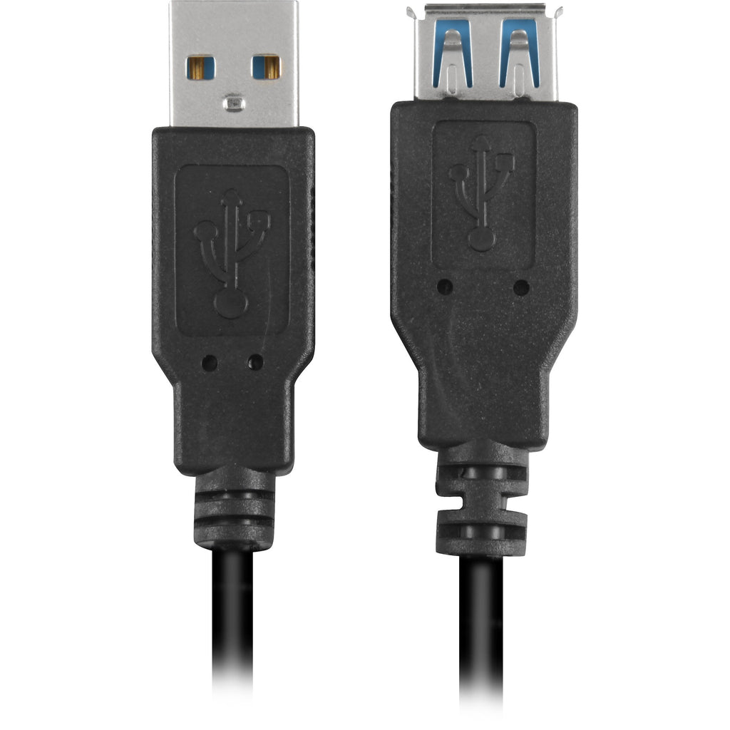 Sharkoon usb 3.0 verlengkabel (zwart, 3 meter)