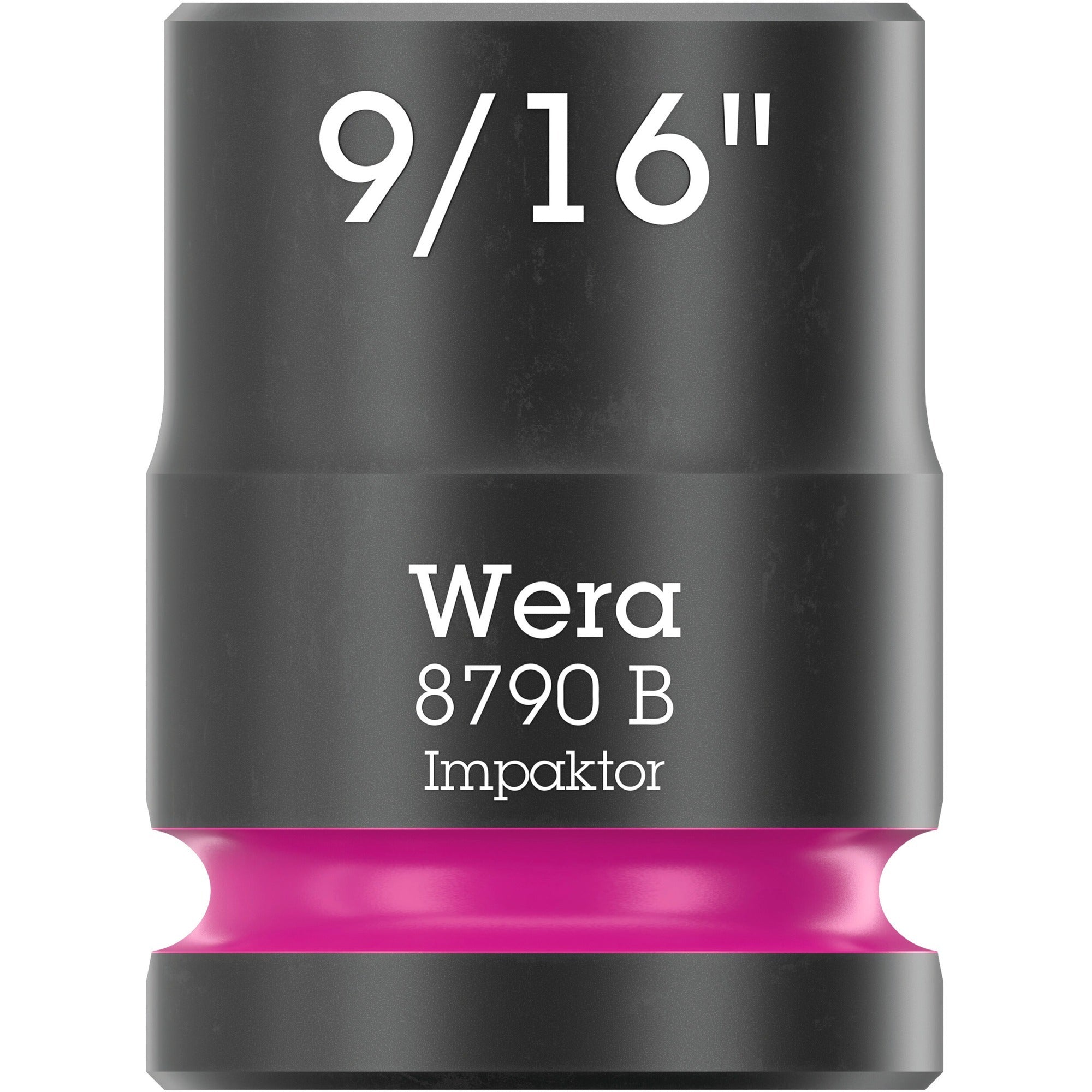 Wera 9608 dop-magneetstrip b impaktor imperial 1 dopsleutel (zwart groen, 9‑delig)