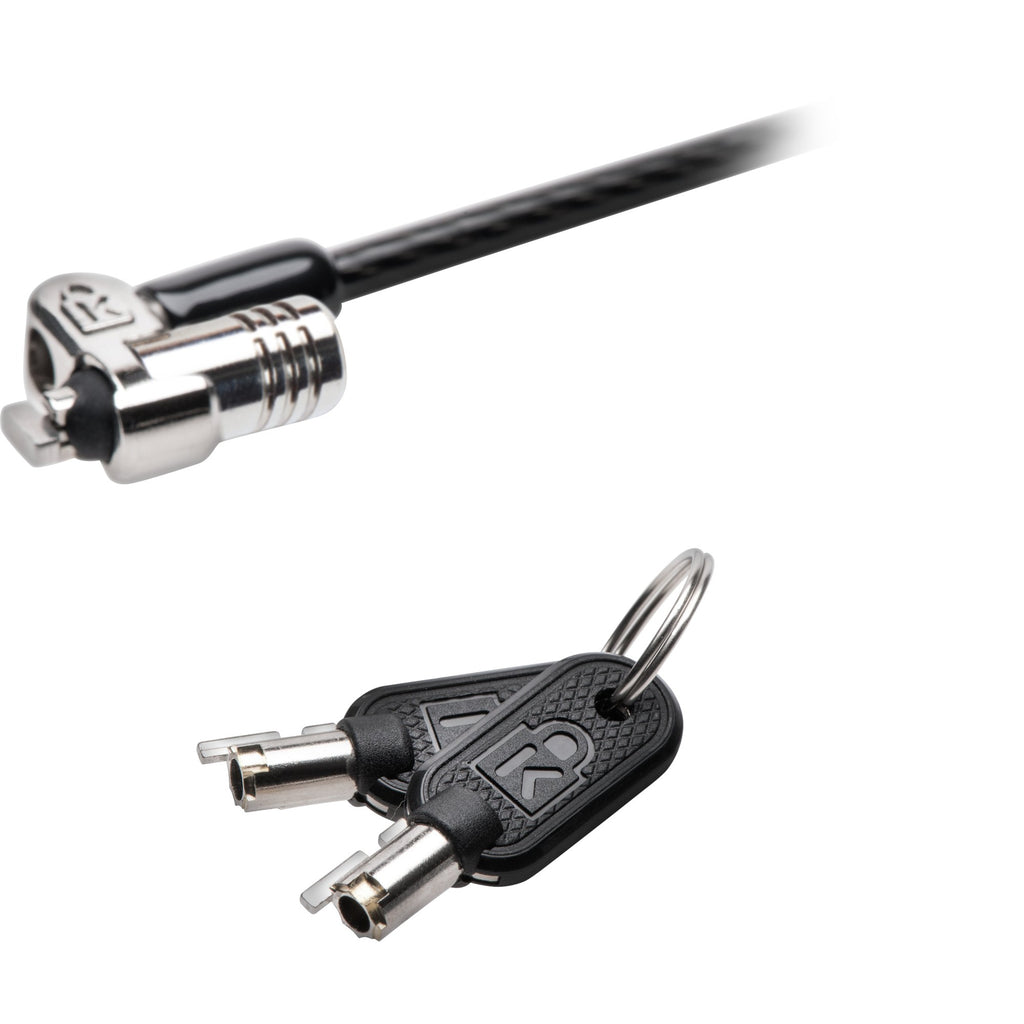 Kensington microsaver 2.0 keyed lock beveiliging (zwart)