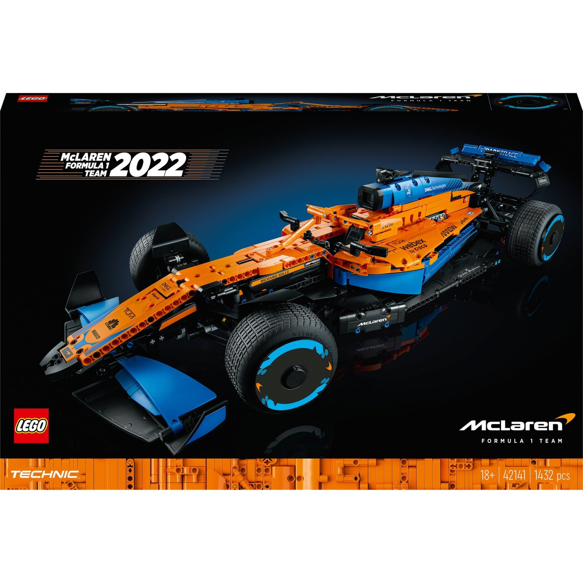 Lego technic - mclaren formule 1 racewagen constructiespeelgoed (42141)