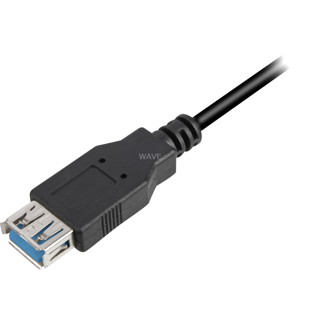 Sharkoon usb 3.0 verlengkabel (zwart, 3 meter)