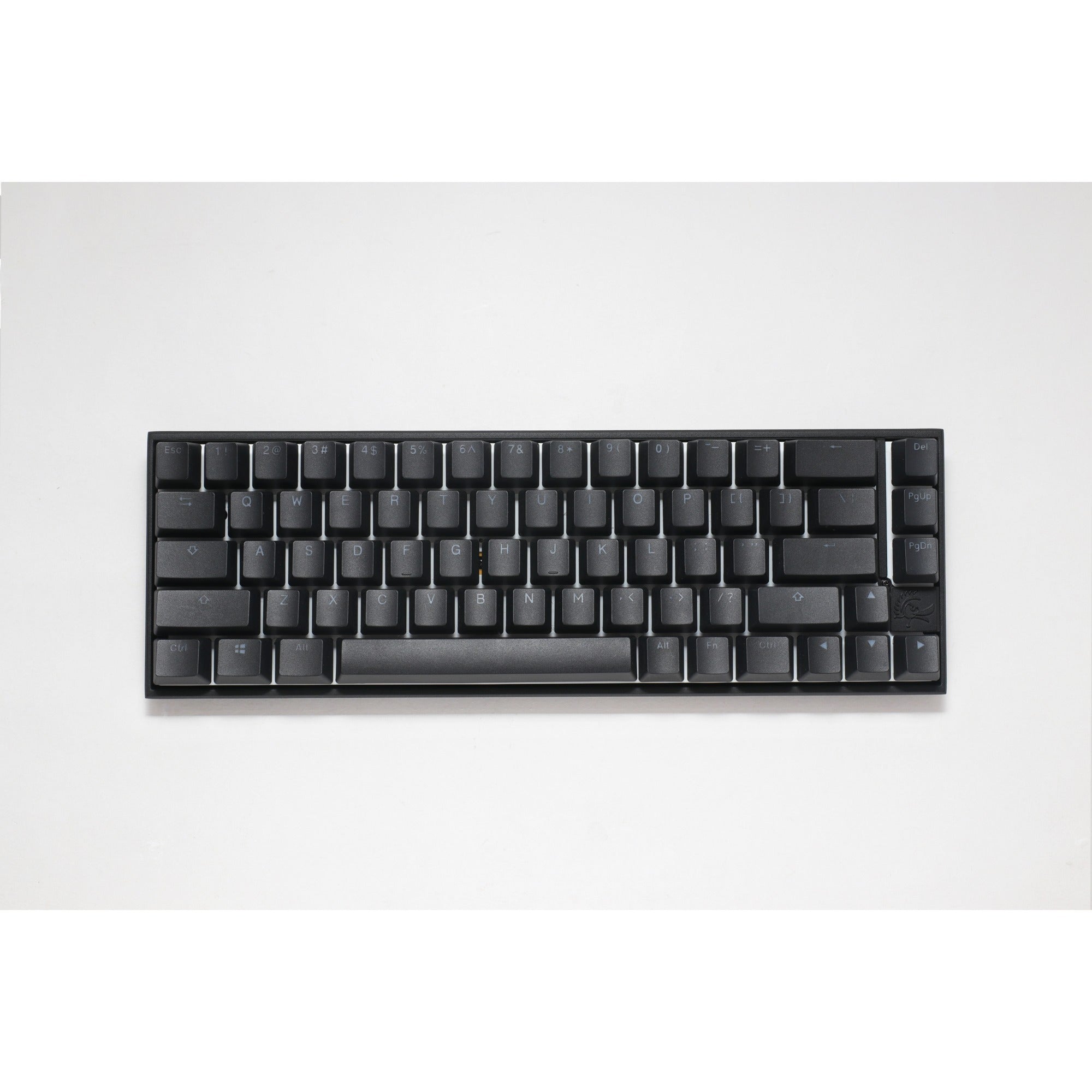 Ducky mecha pro sf, toetsenbord (zwart, us lay-out, cherry mx speed silver, rgb leds, 65%, pbt double-shot)