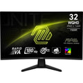 Msi mag 32cq6f 31.5 curved gaming monitor (zwart, 2x hdmi, displayport, 180 hz)