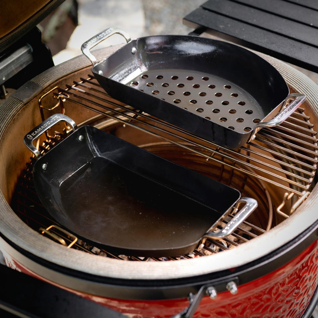 Kamado Joe Karbon halbes Pfannenset