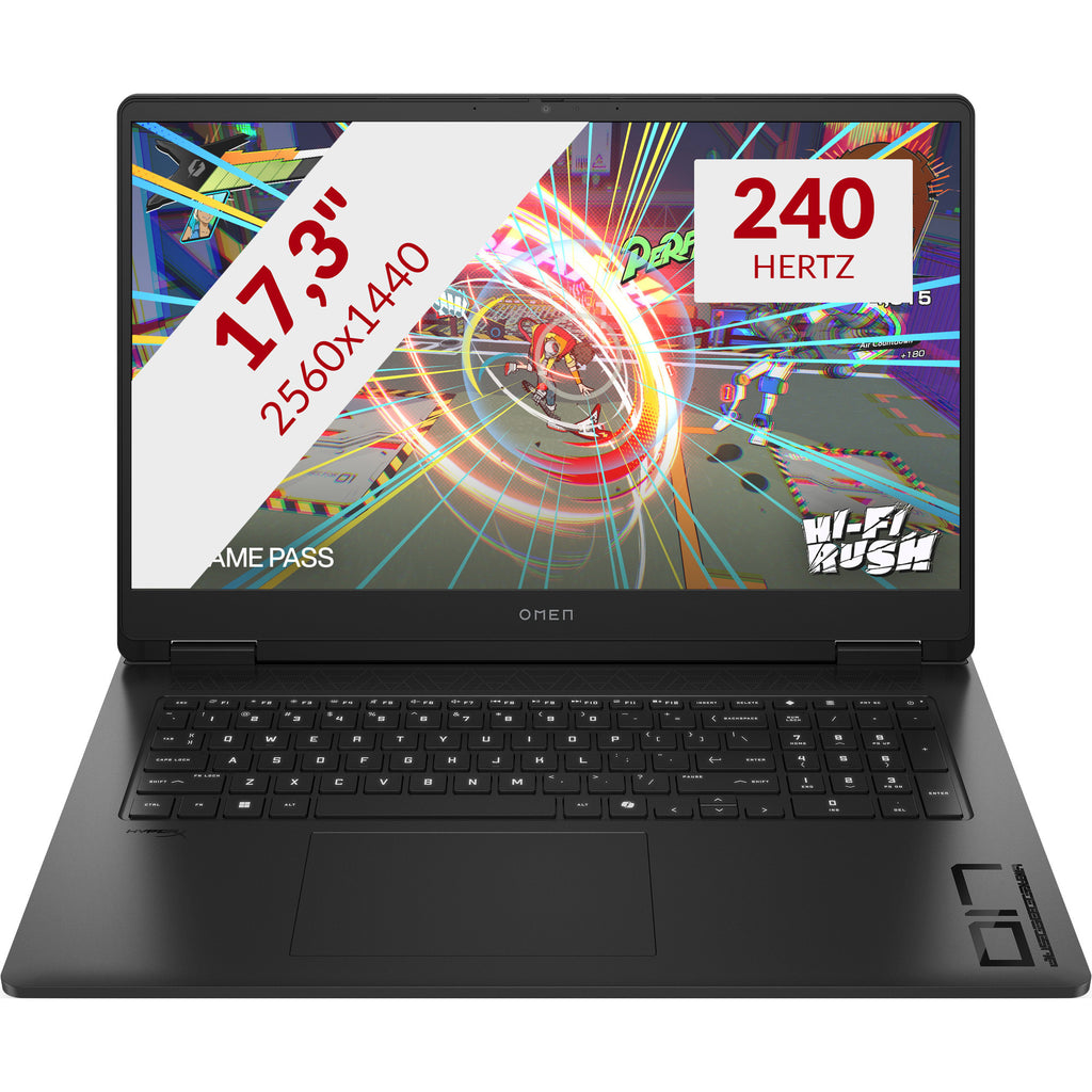 Omen 17-db1075nd (c2xw7ea#abh) 17.3 copilot+ gaming laptop (zwart | ryzen ai 9 365 | rtx 5070 | 32 gb | 1 tb ssd)