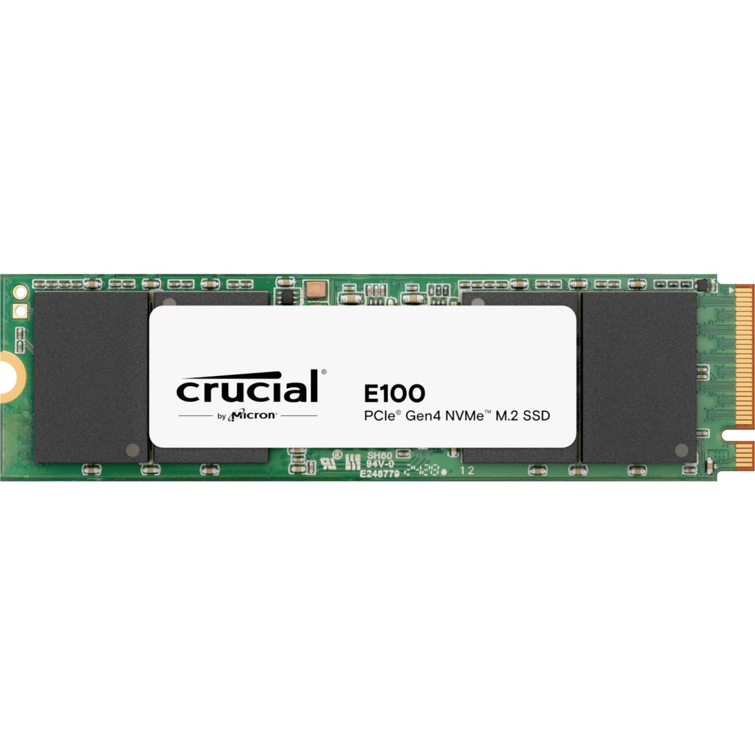 Crucial e100 2 tb ssd (pcie 4.0 x4, nvme, m.2 2280)