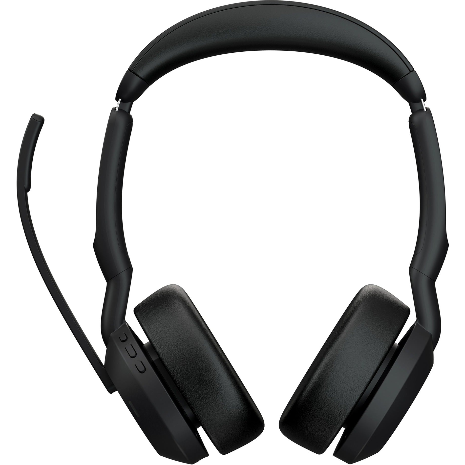 Jabra evolve2 55, incl. oplaadstandaard on-ear headset (zwart, stereo, uc, usb-c, link380c)