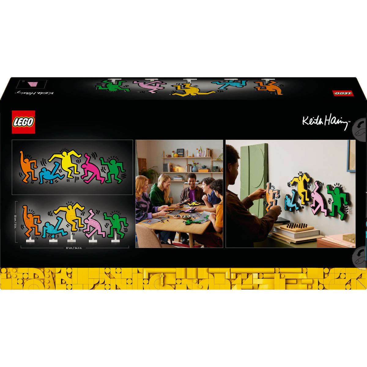 LEGO Art 31216 Keith Haring tanzende Figuren