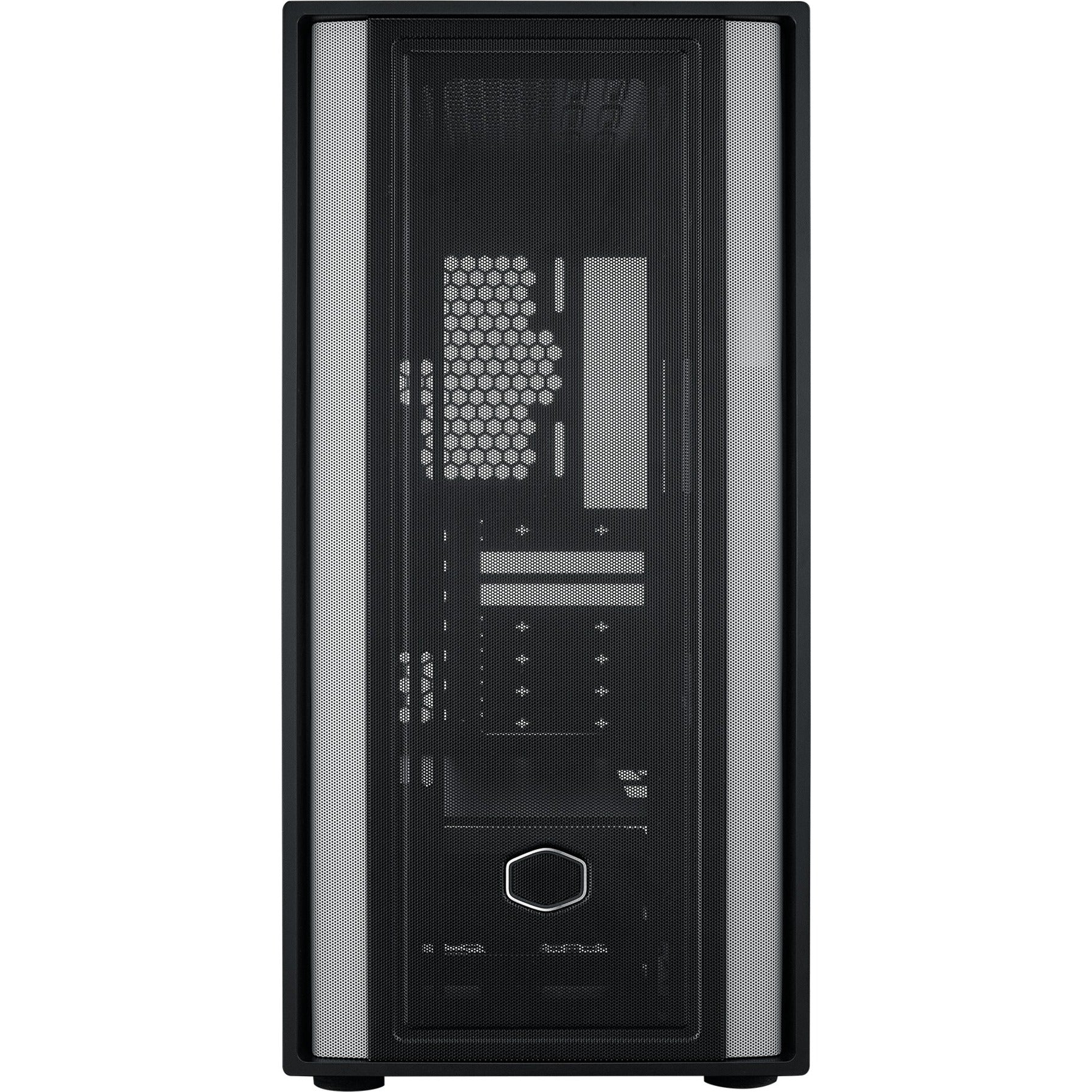 Cooler master masterbox 600 lite midi tower behuizing (zwart | 2x usb-a | 1x usb-c | rgb | tempered glass)