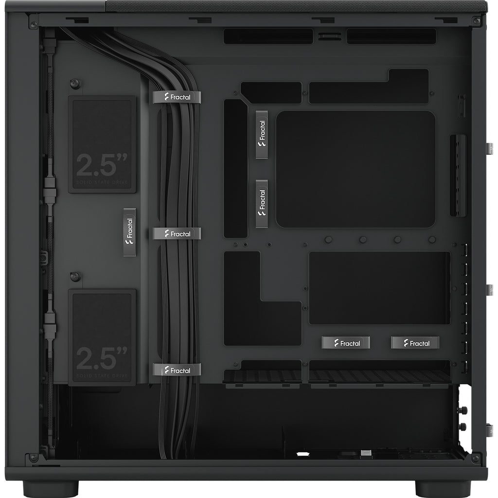 Fractal design epoch xl solid midi tower behuizing (zwart | 2x usb-a | 1x usb-c)