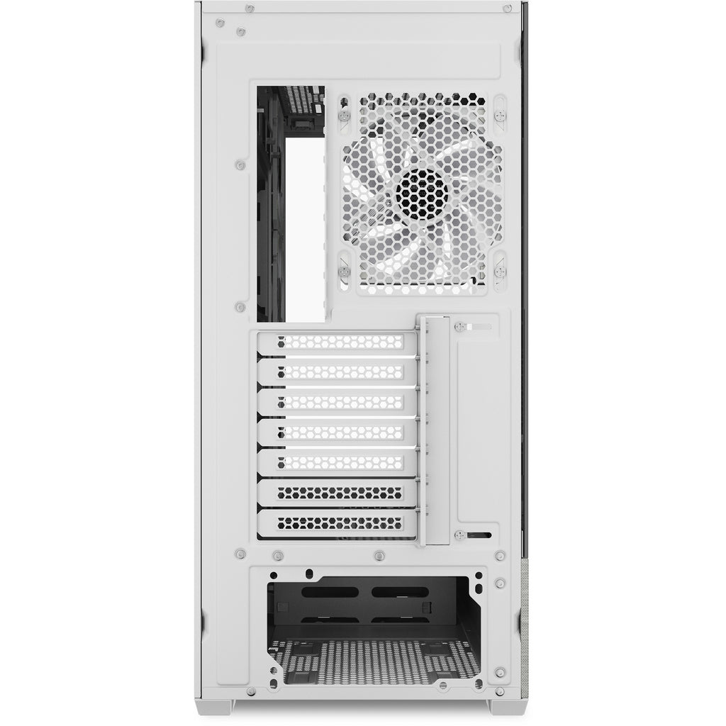 Sharkoon ak7 argb midi tower behuizing (wit | 2x usb-a | 1x usb-c | rgb | window)