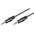 Goobay 3,5 mm jack kabel (zwart, 2,5 meter, stereo)