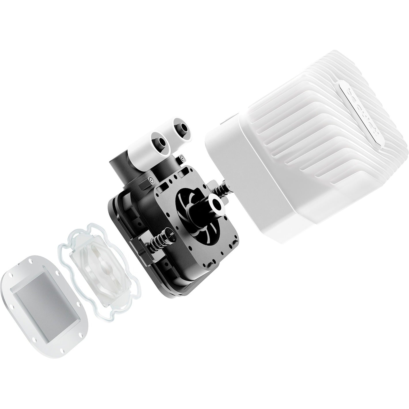 Be quiet! light loop 240 argb waterkoeling (wit, 4-pins pwm fan-connector)