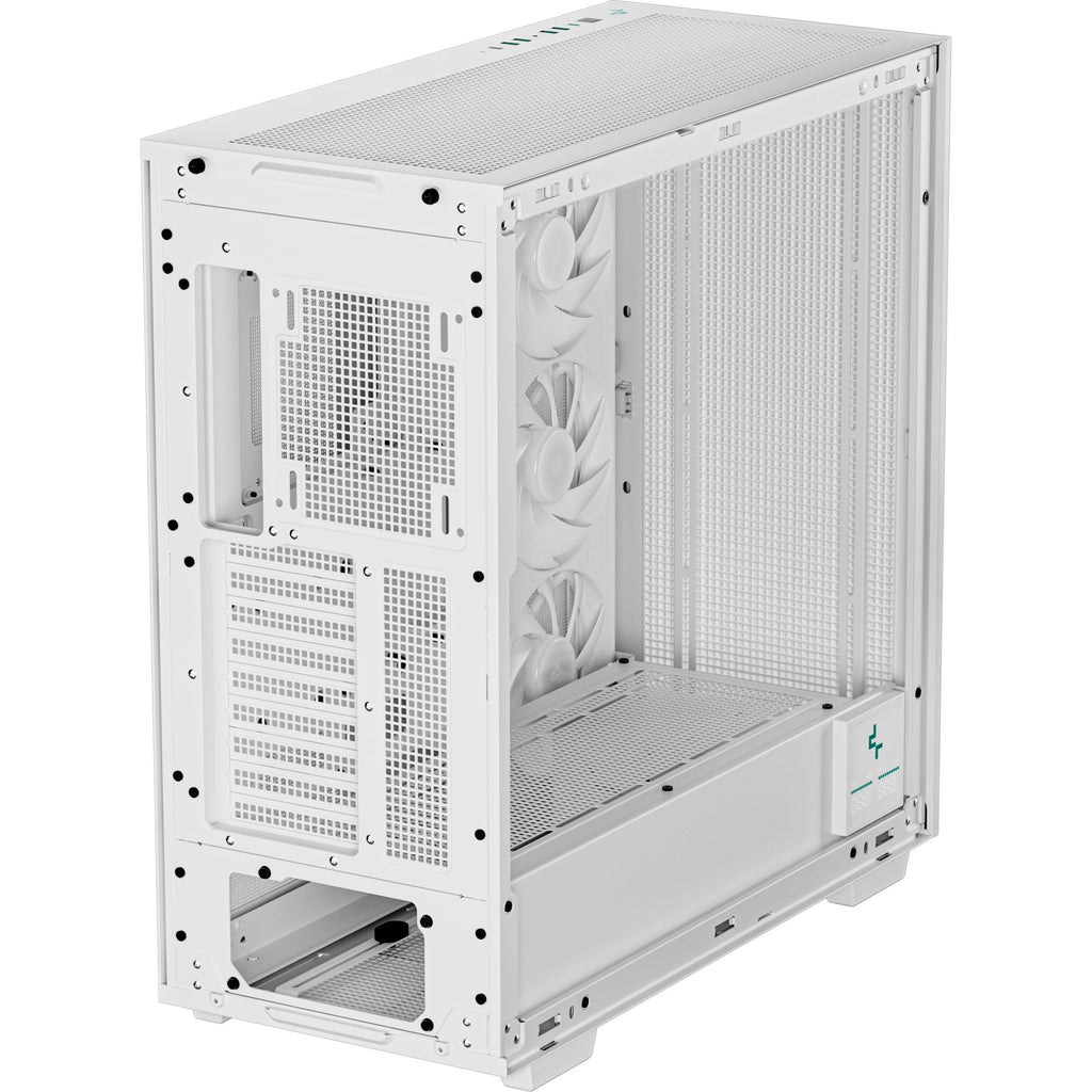 Deepcool morpheus midi tower behuizing (wit | 4x usb-a | 1x usb-c | rgb | tempered glass)