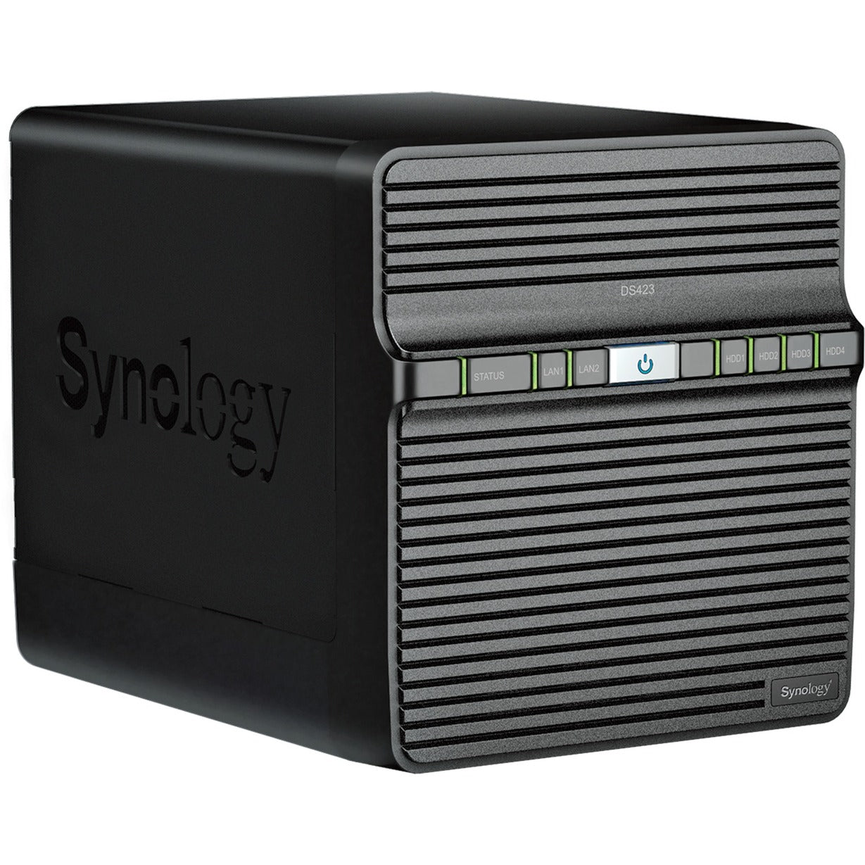 Synology diskstation ds423 nas (zwart, 2x rj-45, 2x usb-a 3.2 (5 gbit s))