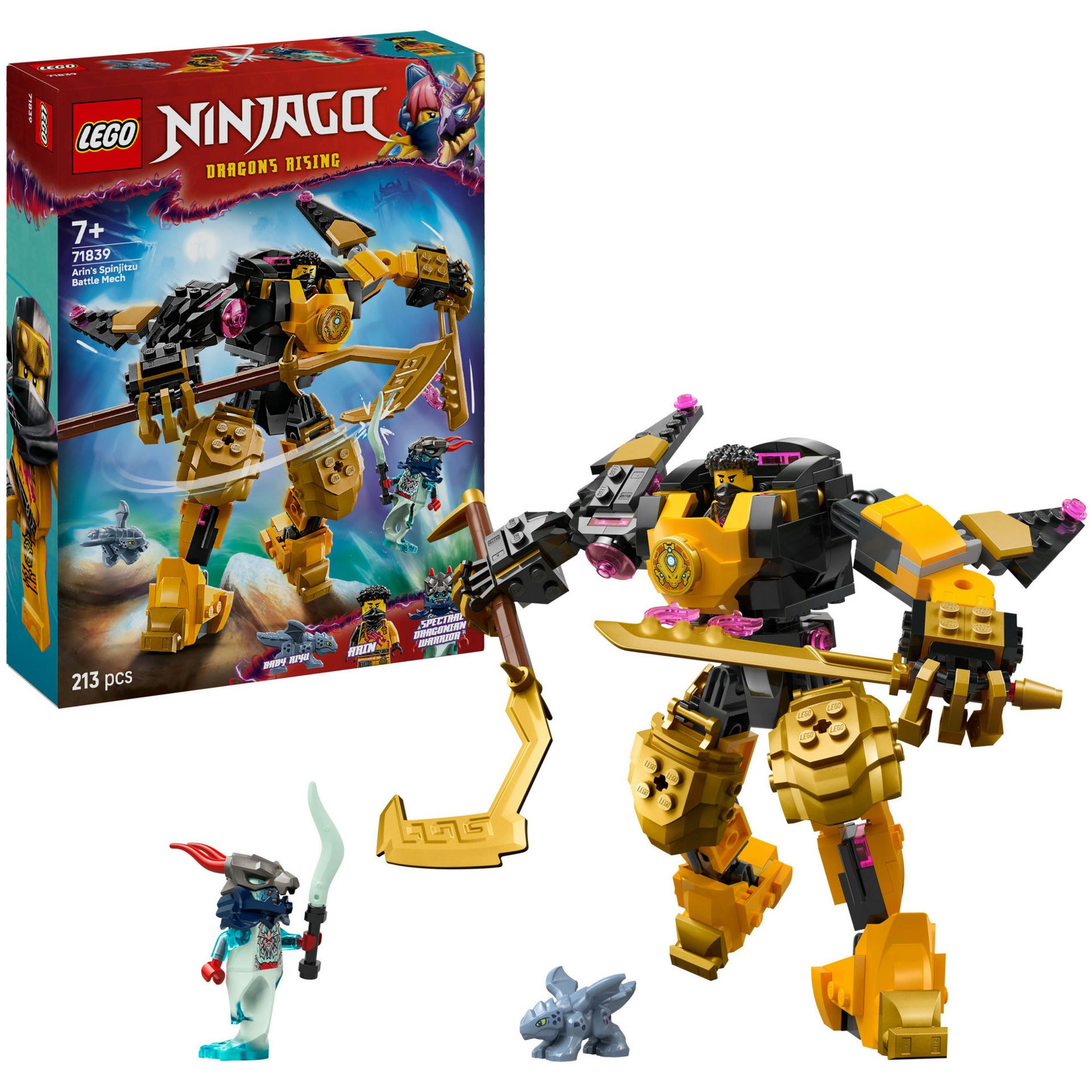 Lego Ninjago 71839 Arins Spinjitzu-Kampf-Mech