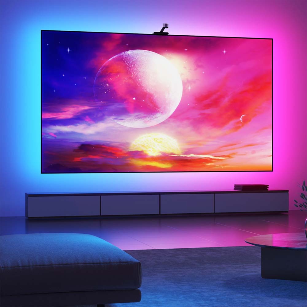 Govee envisual smart tv backlight 3s ledstrip (2.4ghz wifi, bluetooth, voor 55 - 65 inch tv's)