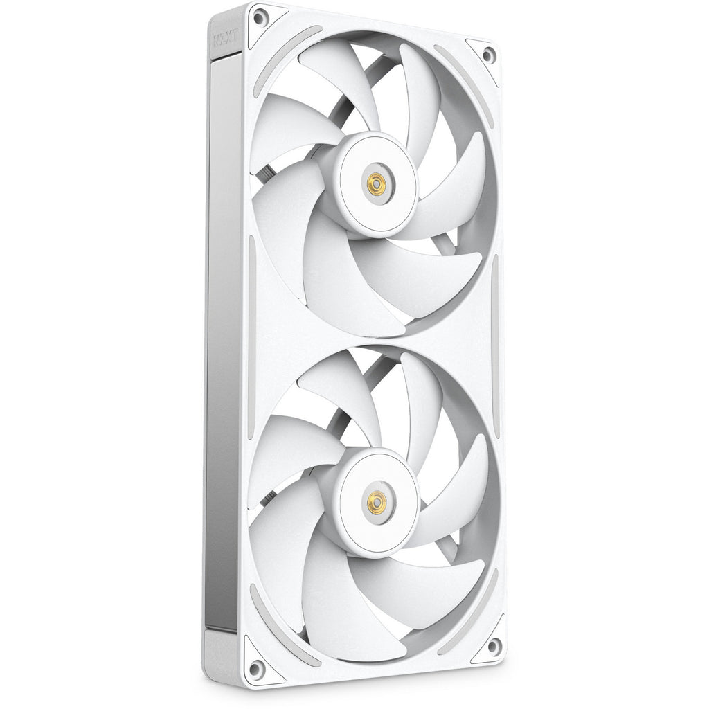 Nzxt performance fan f280x rgb case fans (wit, 2 stuks, 280 x 140 x 30 mm, pwm)