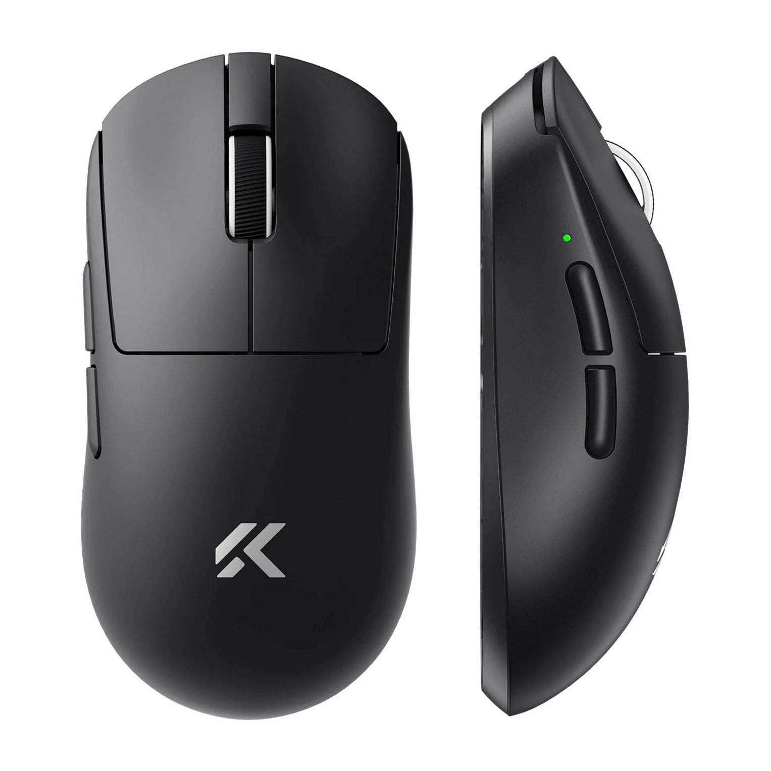 Mchose a7 v2 ultra gaming muis (zwart, 42000 dpi, 2.4 ghz bluetooth usb-c)