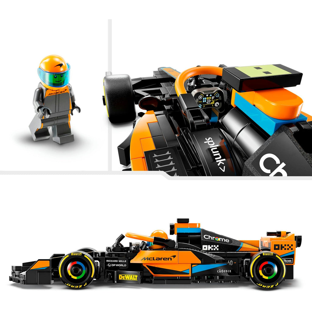 Lego speed champions - mclaren formule 1 racewagen 2023 constructiespeelgoed (76919)