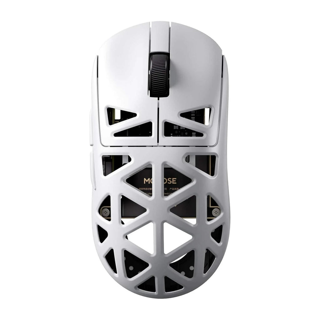 Mchose a7x ultra magnesium alloy wireless gaming mouse (wit, tot 40.000 dpi, 2.4 ghz usb-c bluetooth)