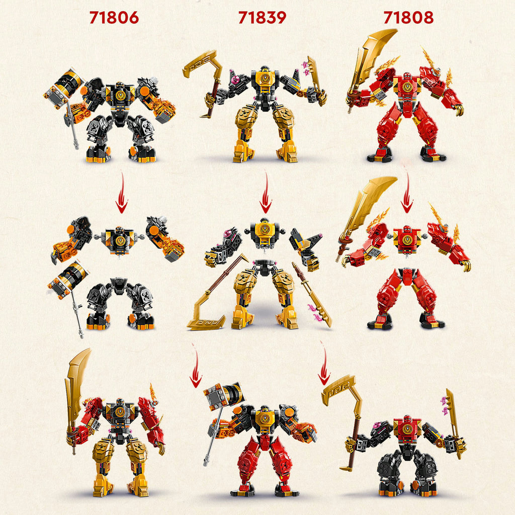 Lego ninjago 71839 arins spinjitzu strijdmecha