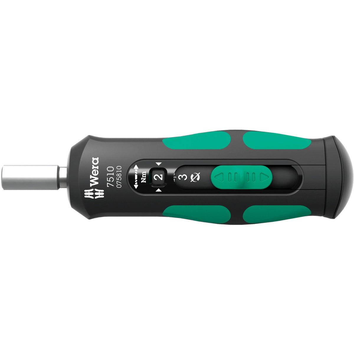 Wera 7510 kraftform safe-torque speed draaimomentschroevendraaier (zwart groen, 1-3 nm)
