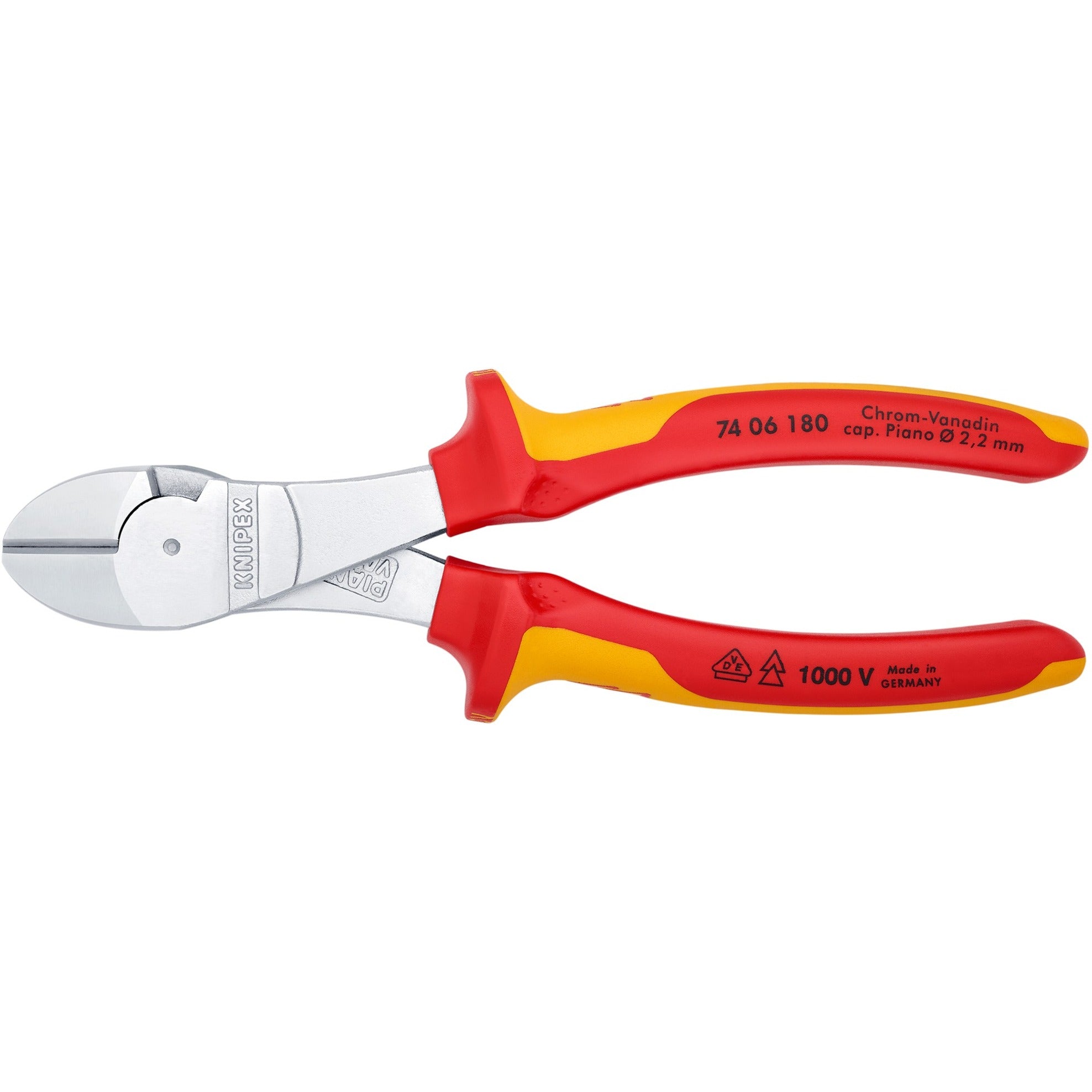 Knipex zijsnijtang - 180 mm